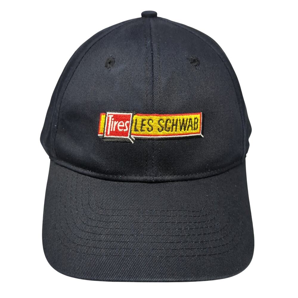 Tires Les Schwab Snapback Cap Black One Size Adjustable 6 Panel GO USA Quality